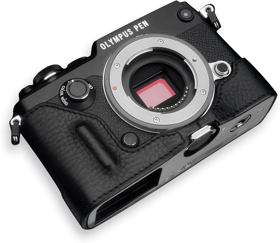 Amazon.com : Gariz Genuine Leather Camera Case for Olympus PEN F