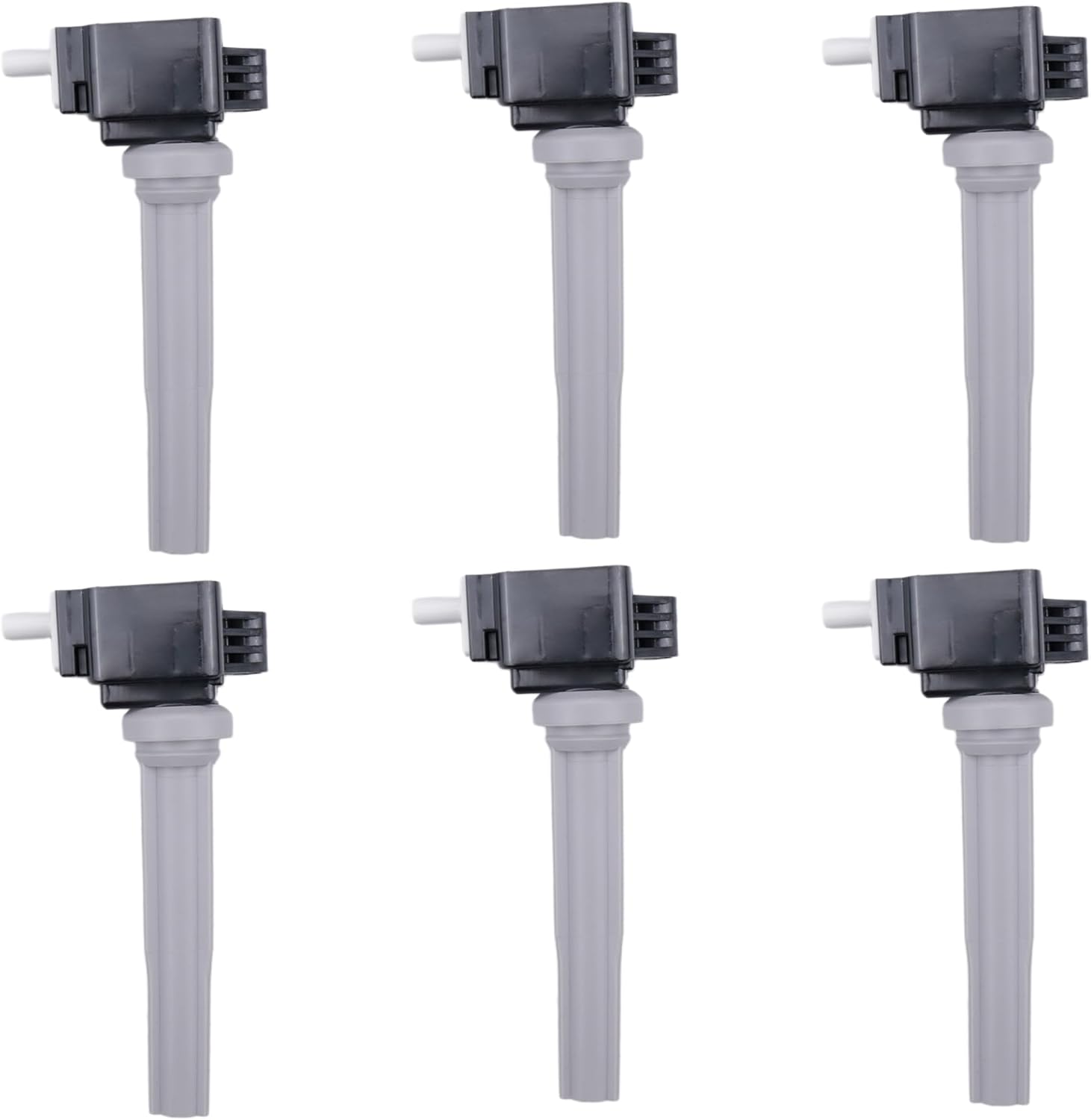 6Pcs Ignition Coil Pack Compatible with Ford 2.7L V6 Turbo 2015-2017 F150, 2017-19 Fusion, 2015-18 Edge, for Lincoln 2017-2020 Continental 2.7/3.0, MKX, MKZ, #FT4Z12029A DG555 UF773