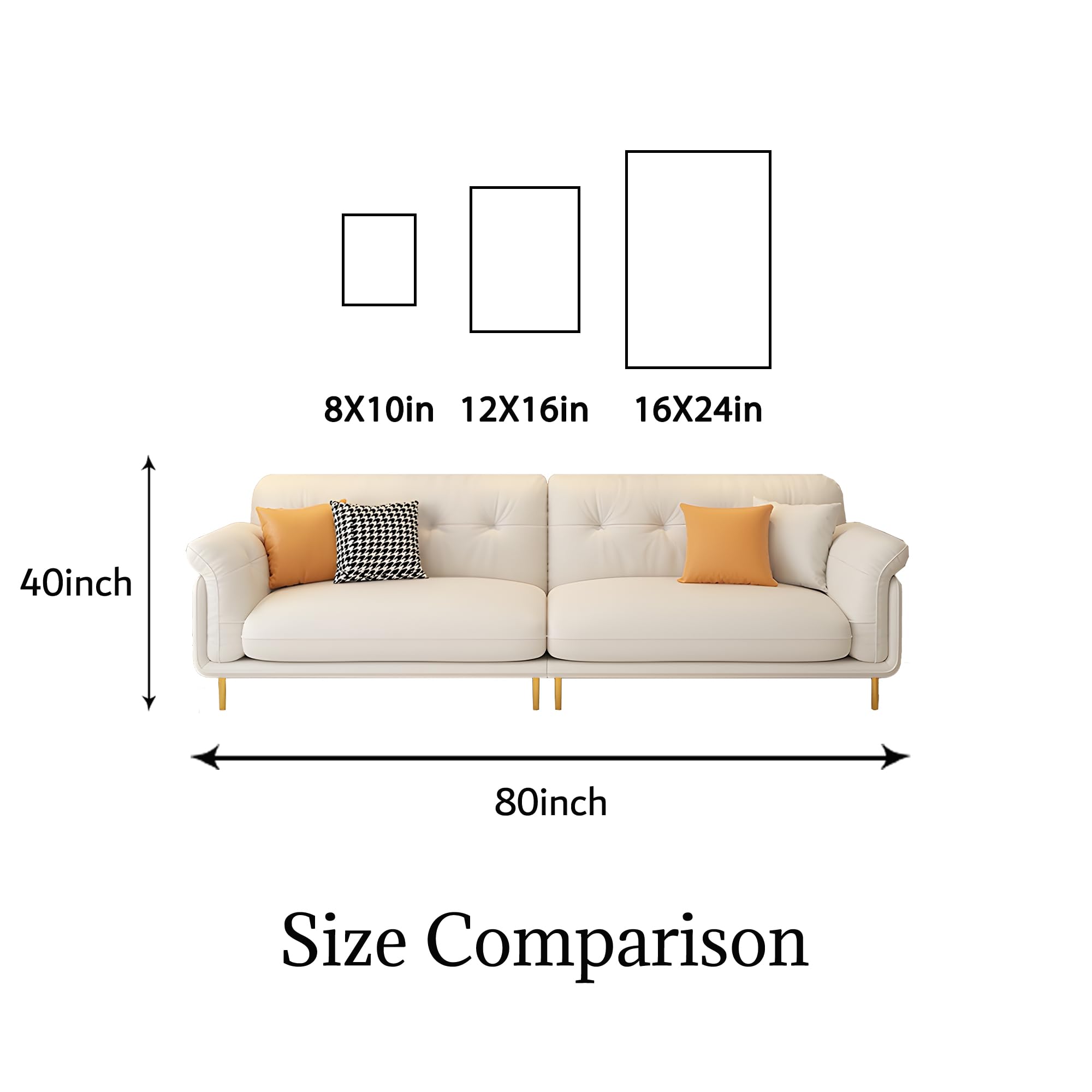 Framed World Cup Wall Art, Soccer Canvas Poster Wall Decor, History Of The World Cup Ball for Living Room Bedroom Home Decorations (12" x 16")