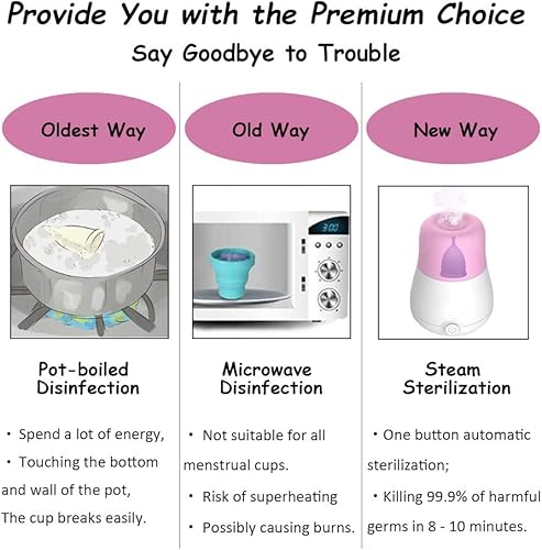 Miniatura 2 de ROSA RUGOSA Vasos menstruales  paquete de vaporizador todo lo que necesitas para comenzar tu viaje de copa menstrual Higiene femenina - Sin fugas -