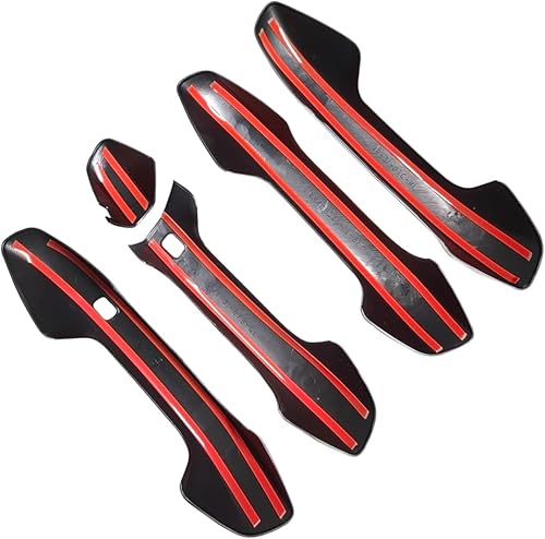 Miniatura 6 de Cubierta de manija exterior negra brillante para accesorios Kia Forte 2019 2020 2021 2022 2023 2024 (para volante a la izquierda)