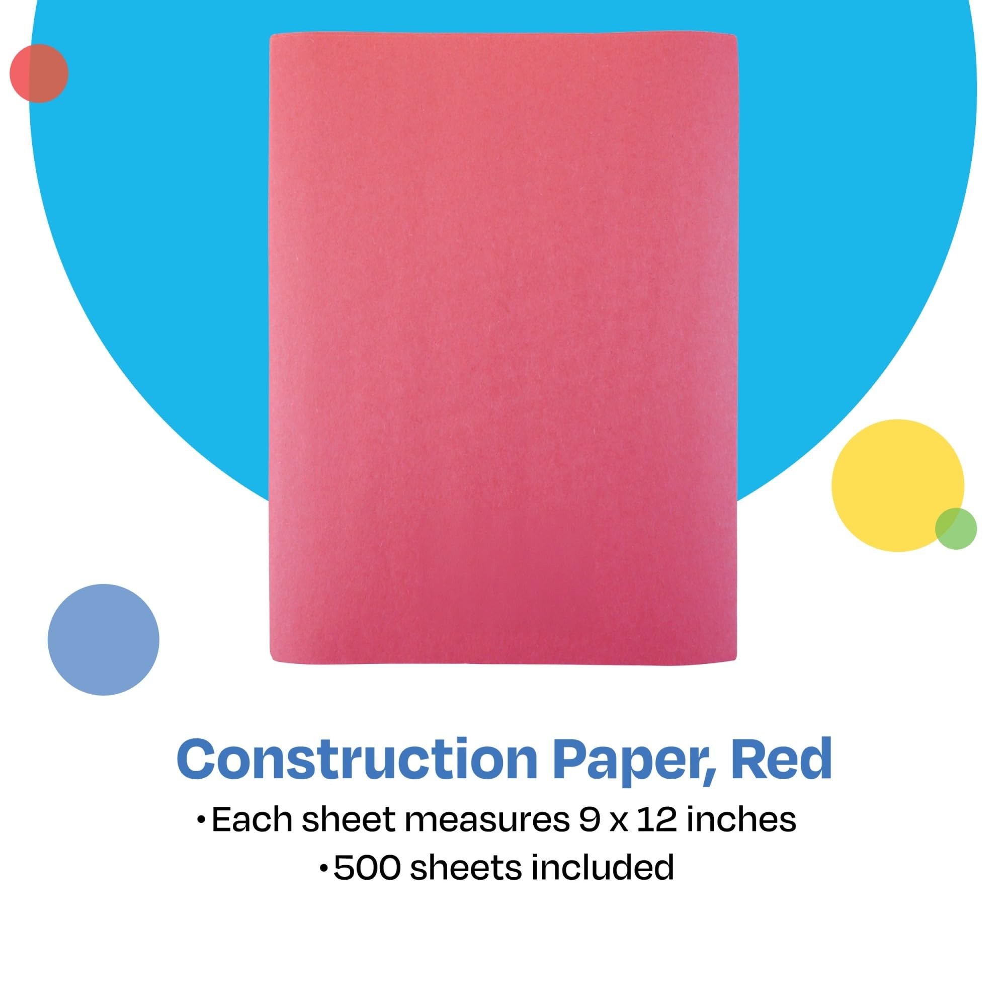 Childcraft 1465881 Light-Weight Construction Paper - 9 x 12 in. - Blue