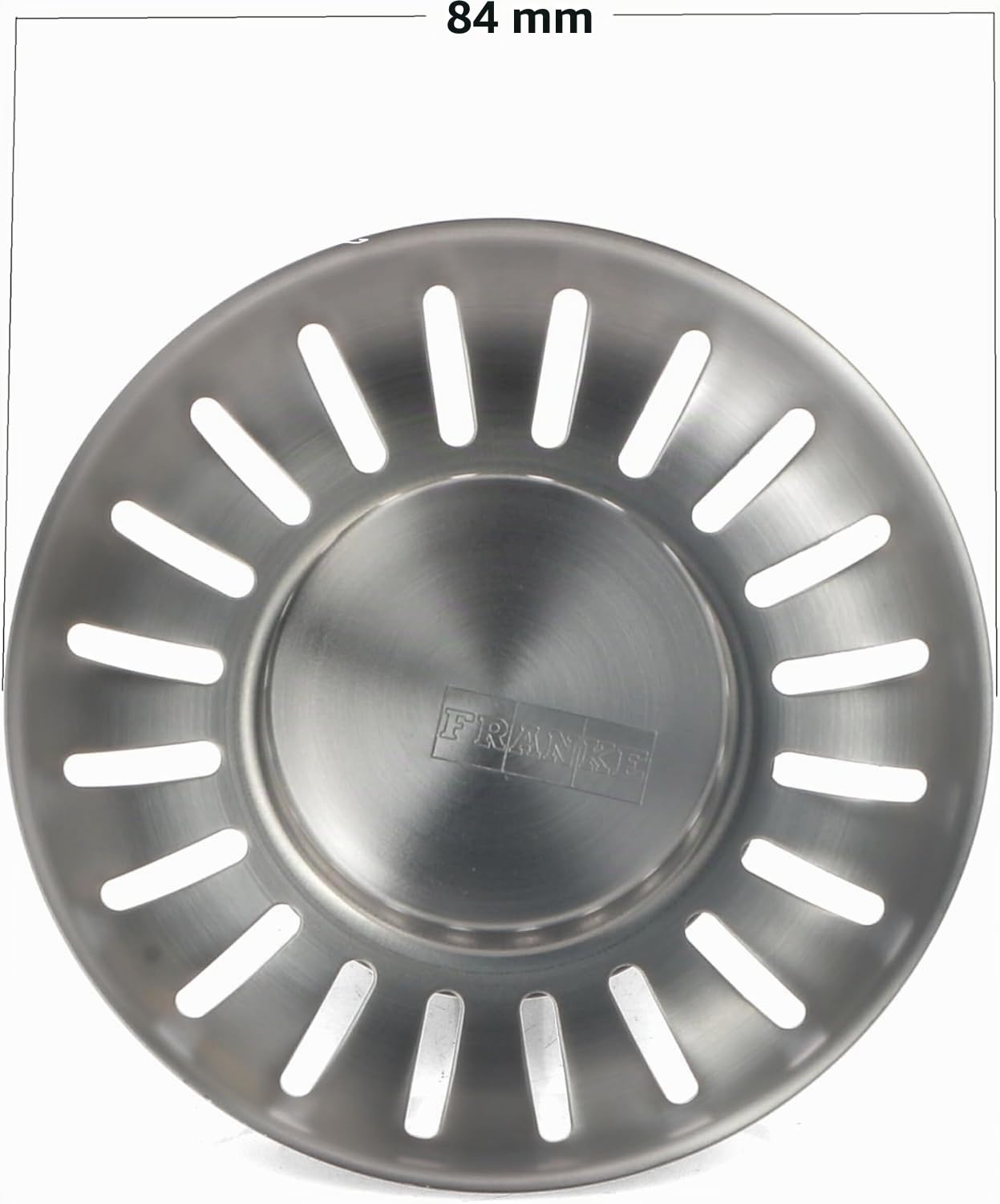 Tapón rejilla original para fregadero Franke Premium, de 84 mm de diámetro