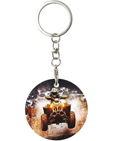 Dirt Quad Bike Keychain, Off Road Atv Key Chain Keychains Organizer Keyring Holder ...