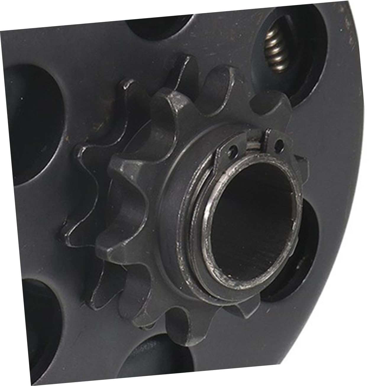 Mobestech Frizione Centrifuga Automatica per Minibike e Karting 19mm Nero in Metallo 10 Sporgenze Facile da Installare per Motore 3,5-7hp