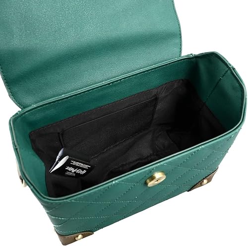 Miniatura 3 de Harry Potter Slytherin Premium House - Bolso de mano cruzado para maletero color verde forro polar verde con licencia oficial de star wars silent