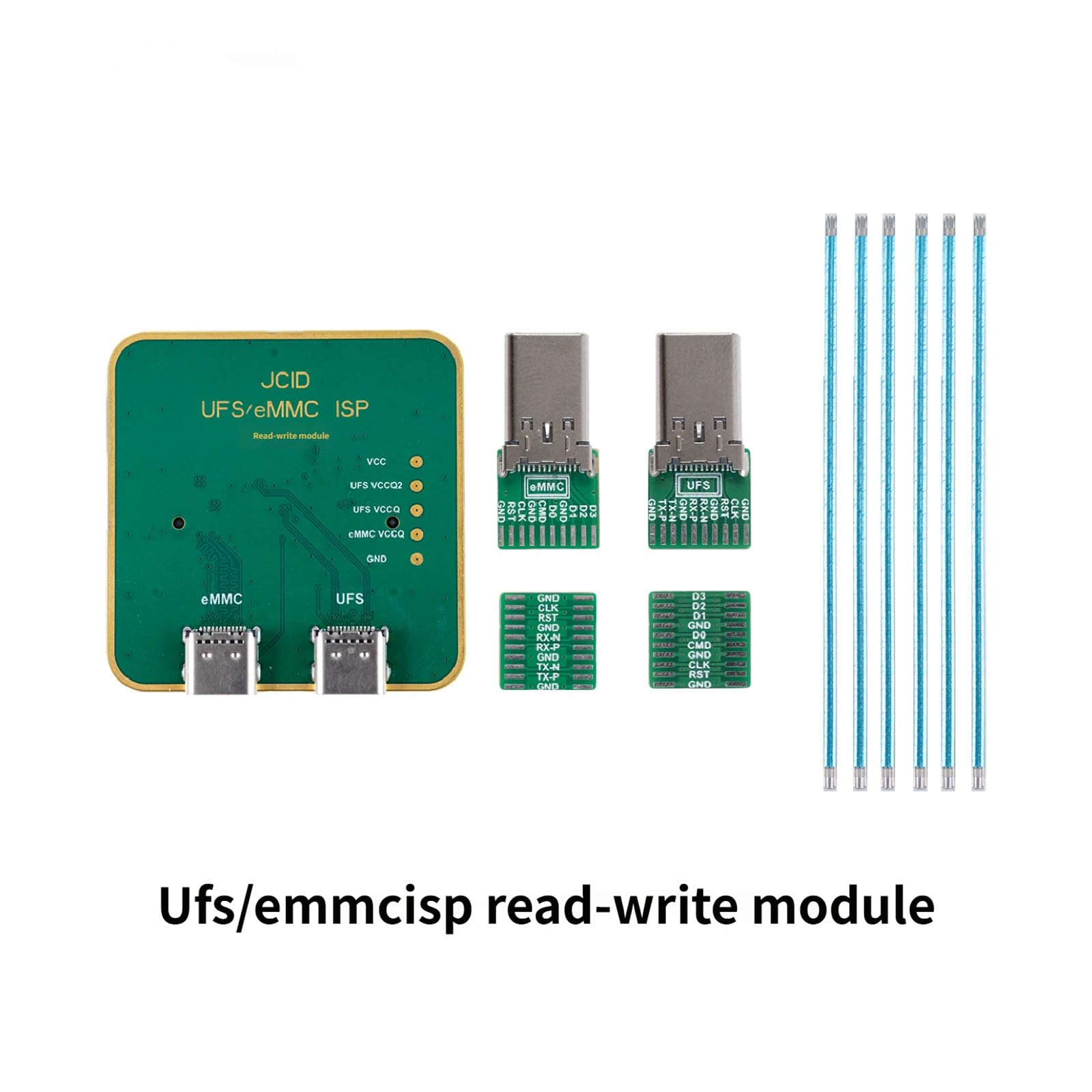Nand Programmer - Juego completo de accesorios de conexión para disco duro con fácil configuración de teléfono y reparación intermitente, lector de disco duro móvil