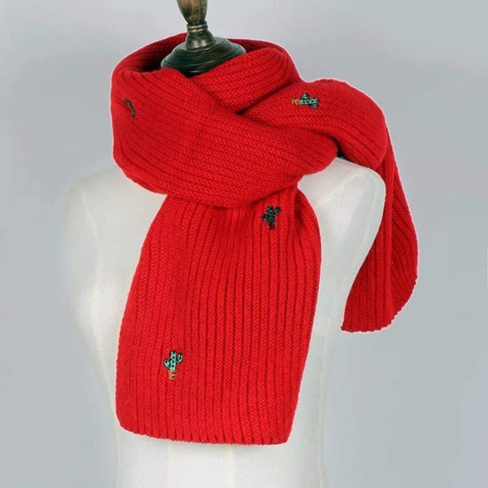 Schal Mode Schal Weibliche Winter Studenten Wild Strick Lange Dicke Warm Harajuku Stil Kleiner Frischer Wollkragen