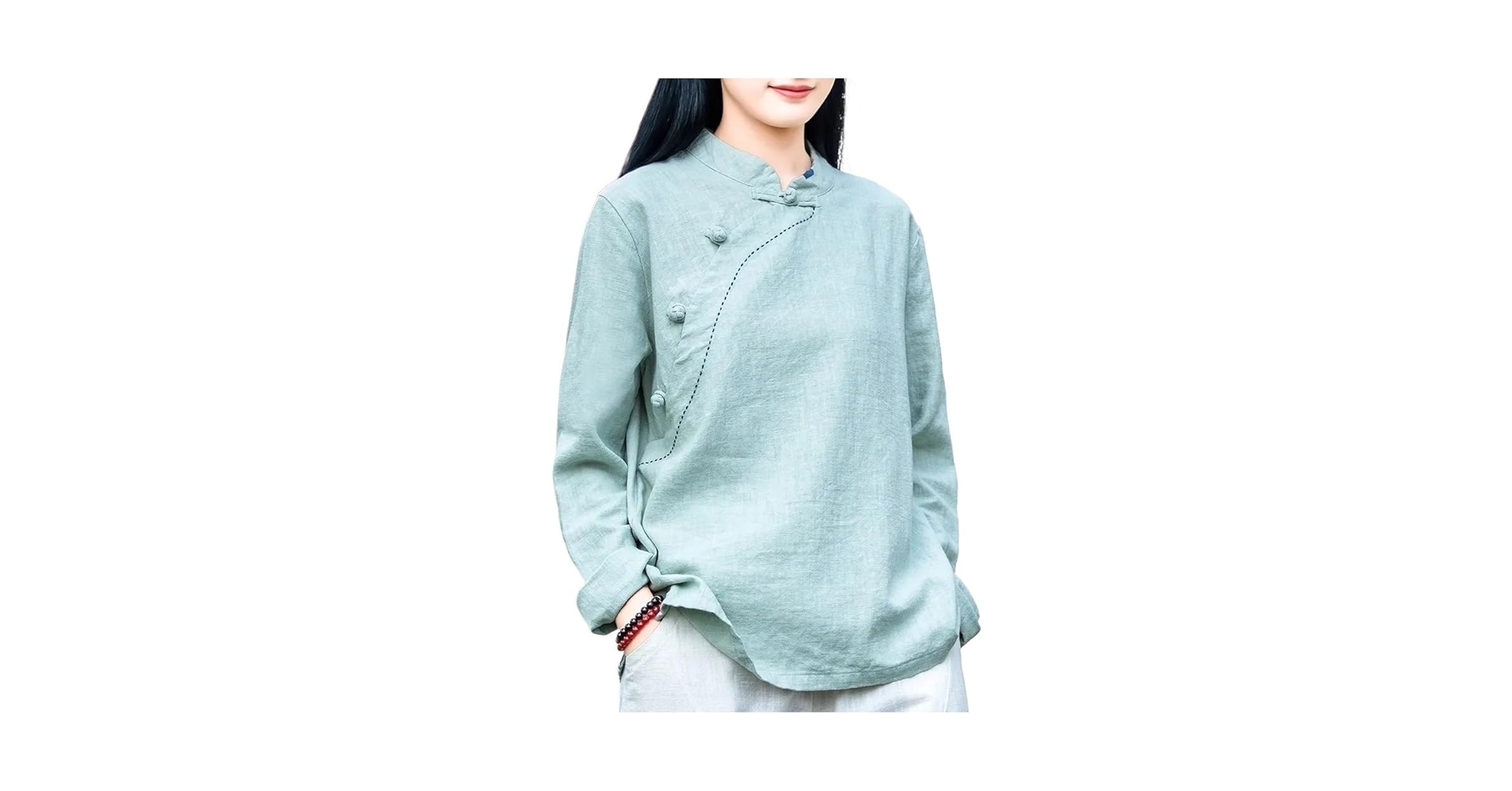 2024 Retro Ethnic Style Chinese Tops Women Plus Size