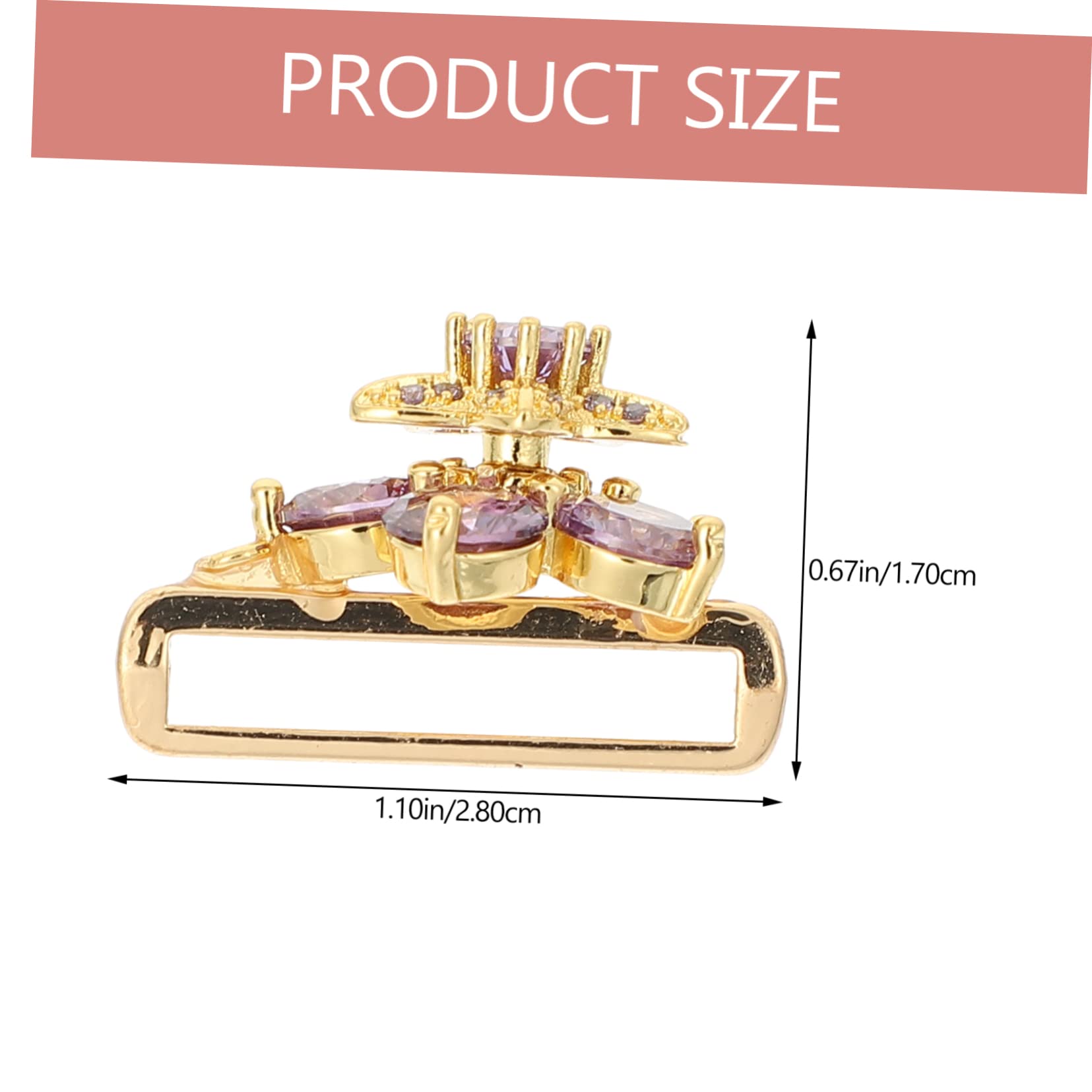 balacoo Fancy Straps Band Watch Beaded Violet Rhinestones