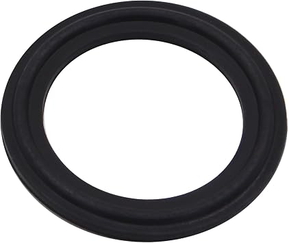 DERNORD FKM Rubber Gasket Tri-clamp O-Ring Fits Sanitary Tri-Clover Type Ferrule Tri-Clamp Size 1.5 Inch