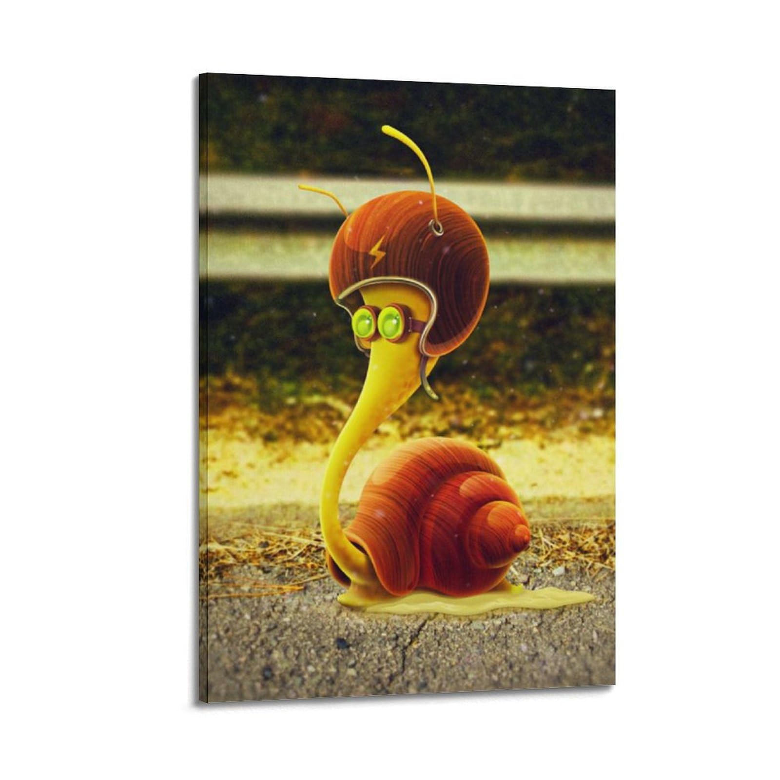 Poster escargot moderne 40x60 cm sous cadre CMHONLY - 6