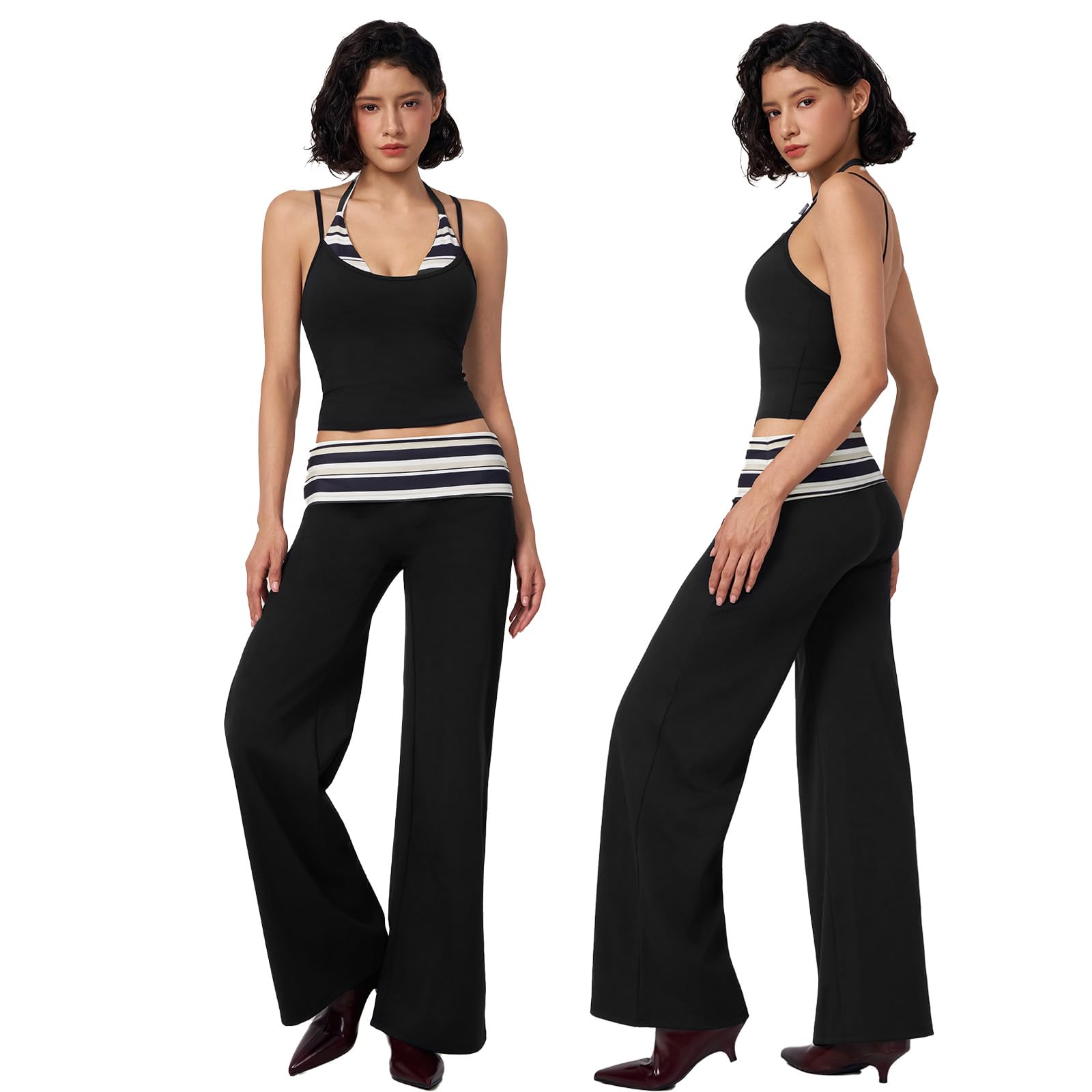 2 Piece Workout Sets for Women Yoga Gym Pilates Outfits