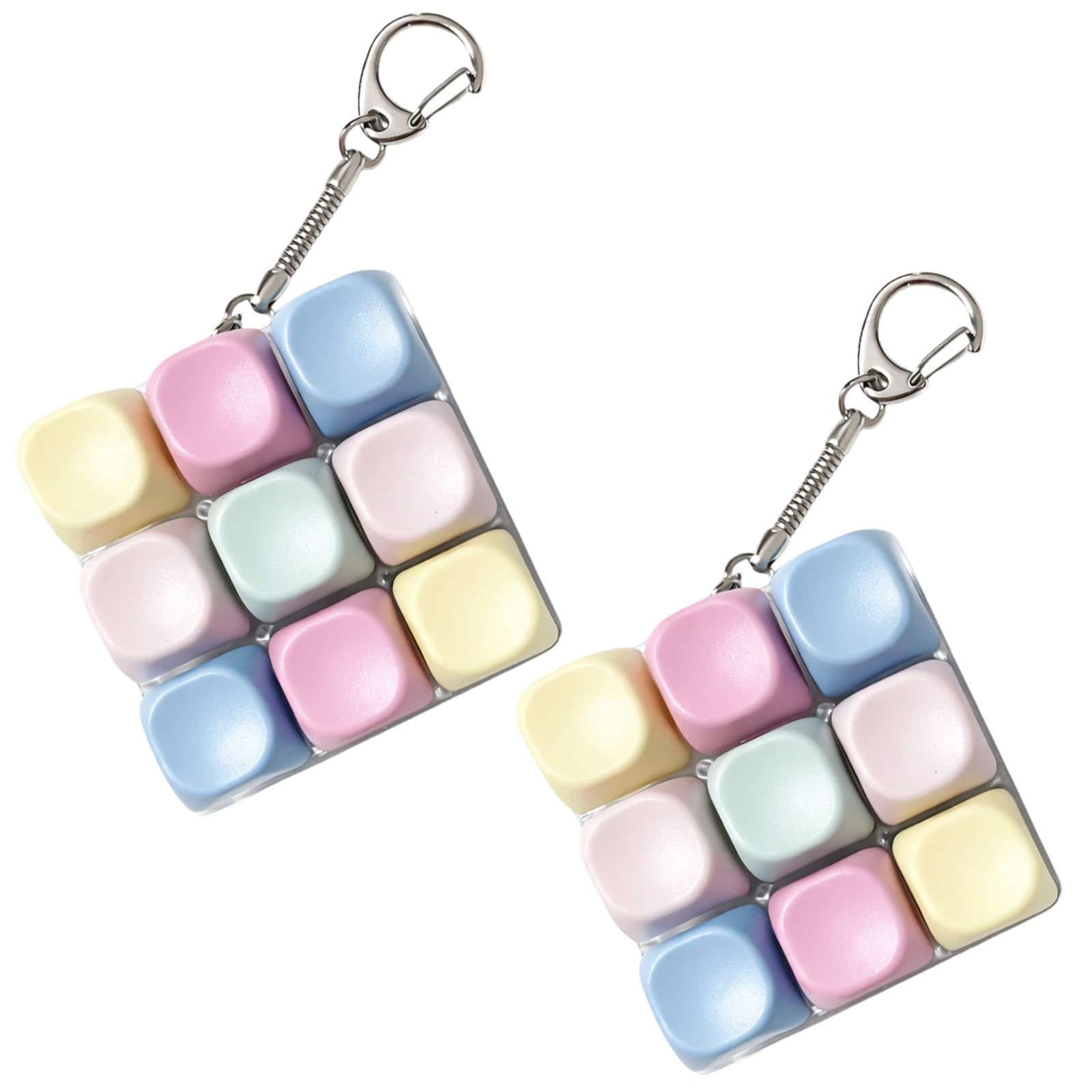 Keyboard Fidget Toy, 2 9-Key Fidgets for Stress Relief and Focus Enhancement,Colorful Design Keyboard Violin Toy, Ideal for Office and Study Environments