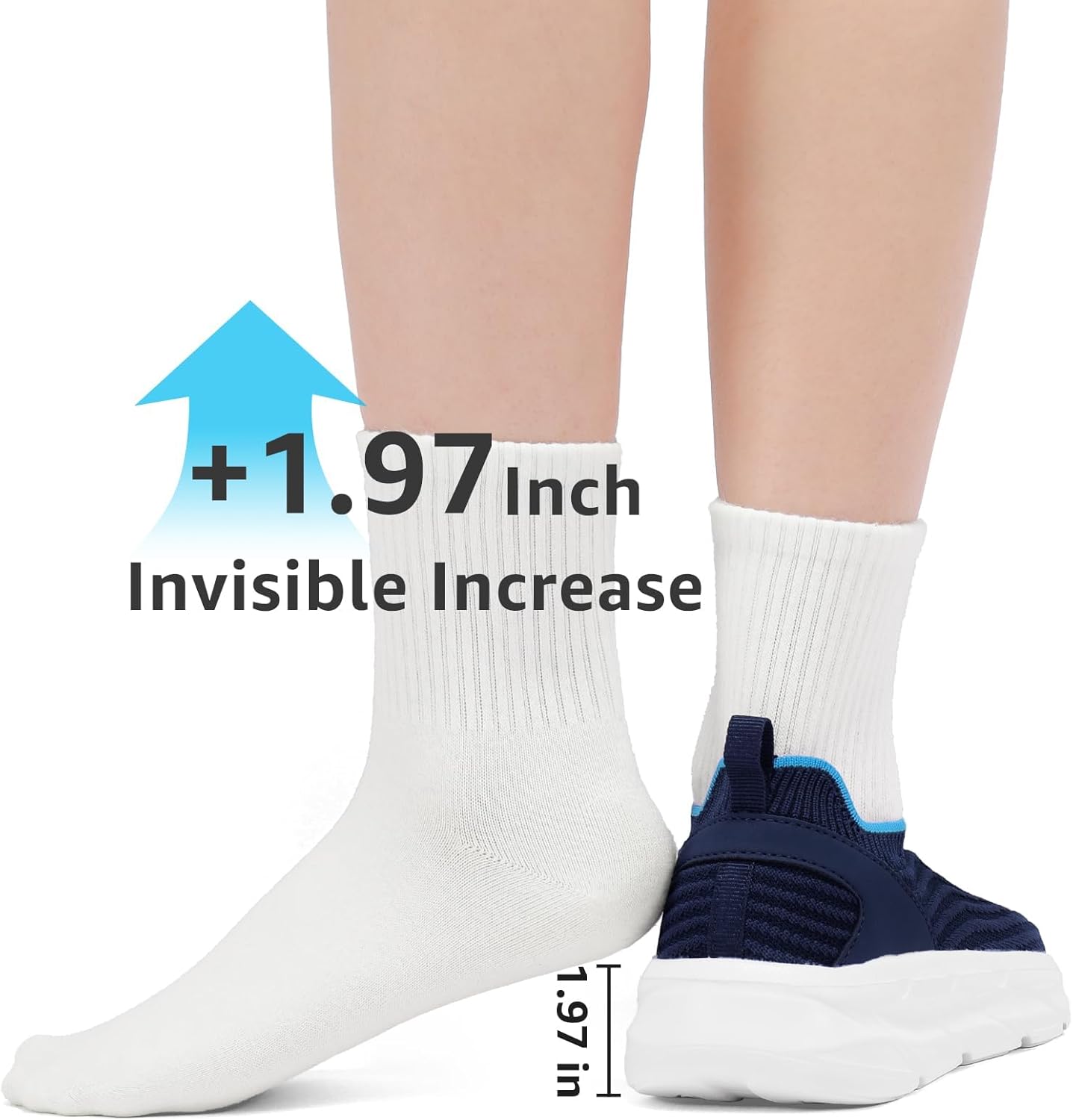 STQ Women's Slip on Sneakers Wide Toe Box Walking Tennis Shoes Cushion Sole Comfortable Orthopedic Arch Support Breathable Plantar Fasciitis Non-Slip Athletic Gym Workout Shoe - Image 6