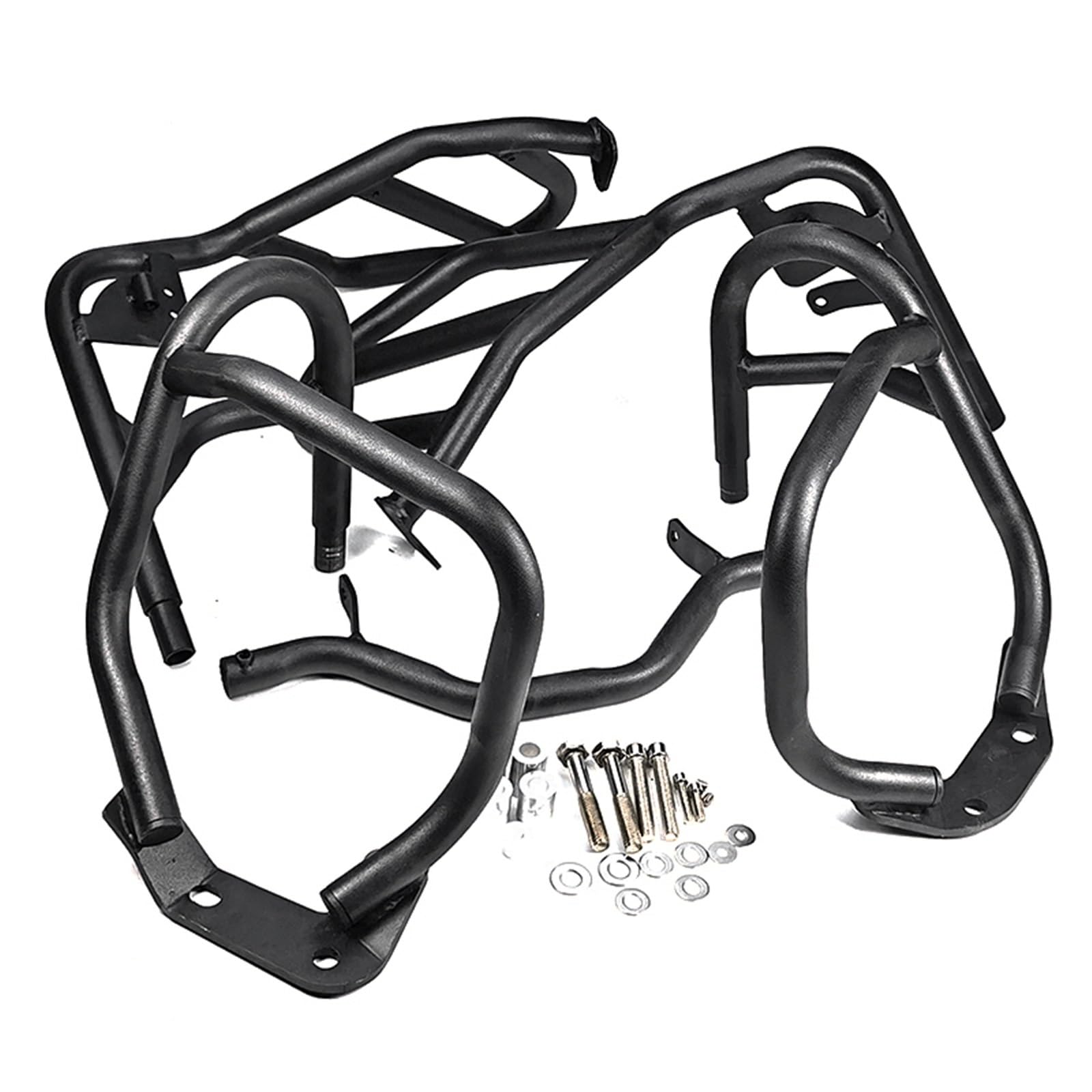 Moto Moteur Garde Pour B&MW R1200GS 2004-2012 Moto Supérieur Et Inférieur Crash Bar Moteur Garde Couverture Réservoir Barre Pare-Chocs Cadre Protection (Color : Black Lower