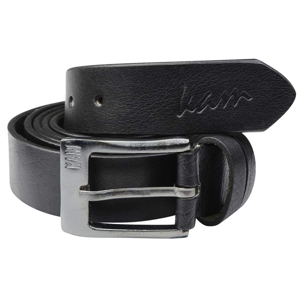 KAM Jeanswear Men's Leather Weave Belt - Brown - 64-66