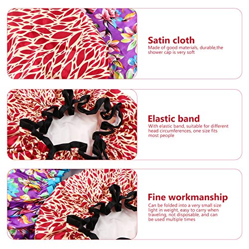 PIXNOR 3 Peças de Tuca de Cetim Tuca de Drmir de Seda Natural Tuca de Drmir Grrpara Drmir Chapéu Elá