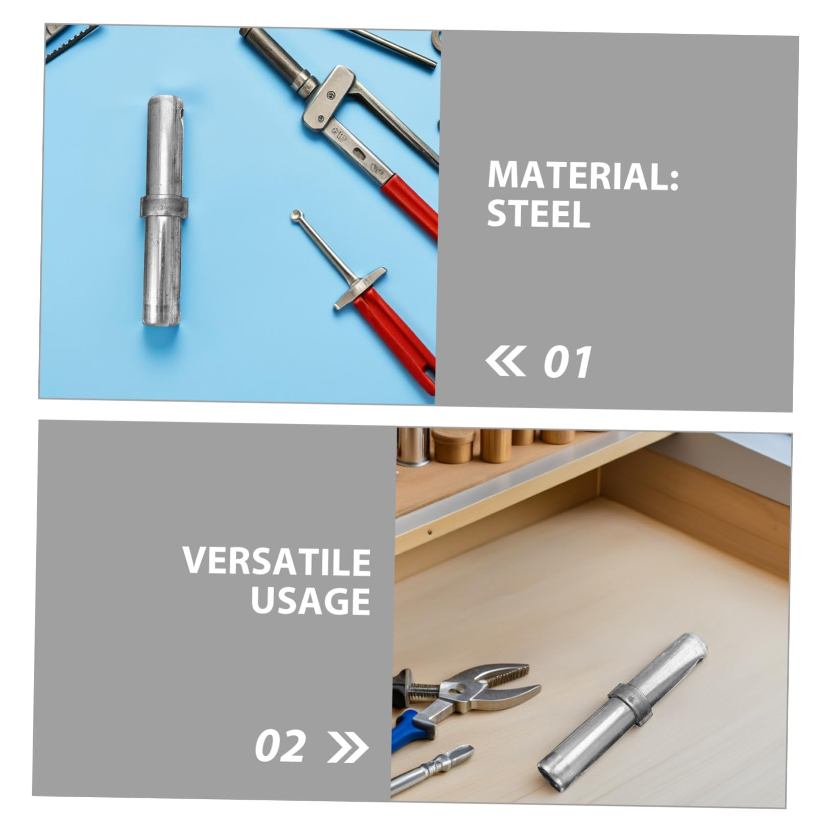 6 Pezzi Perni Accoppiamento Scaffolding in Metallo Zincato Ømm Blocchi di Sicurezza Resistenti per Montaggio Rapido e Connessione Stabile Accessori per Ponteggi Professionali