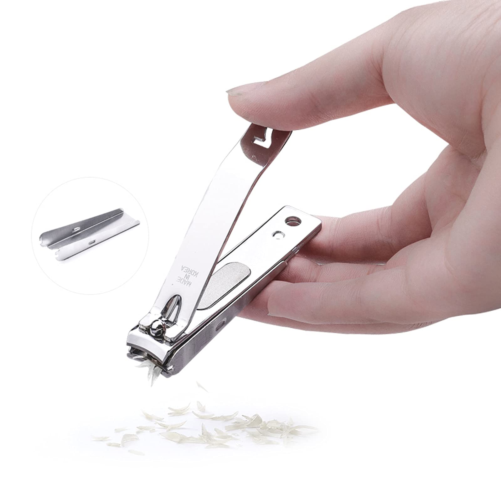 Zestaw do manicure narzędzia obcinacz do paznokci dla dorosłych, domowy zestaw do manicure, pęseta i obcinacz do paznokci, zestaw 10 w 1, ze stali nierdzewnej, zestaw do pielęgnacji