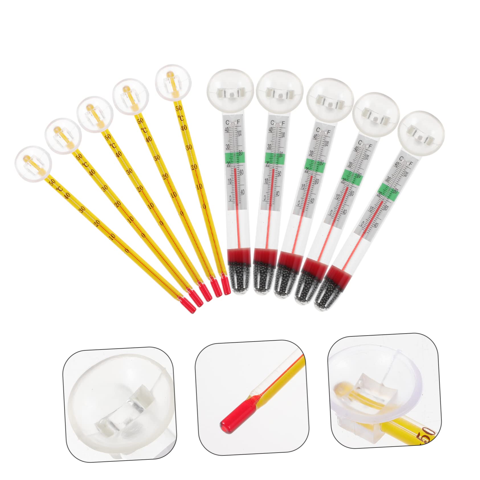 Toddmomy 20pezzi Termometro Per Misuratore Per e Rettili Facile e Installazione Adatto Per e Terrari