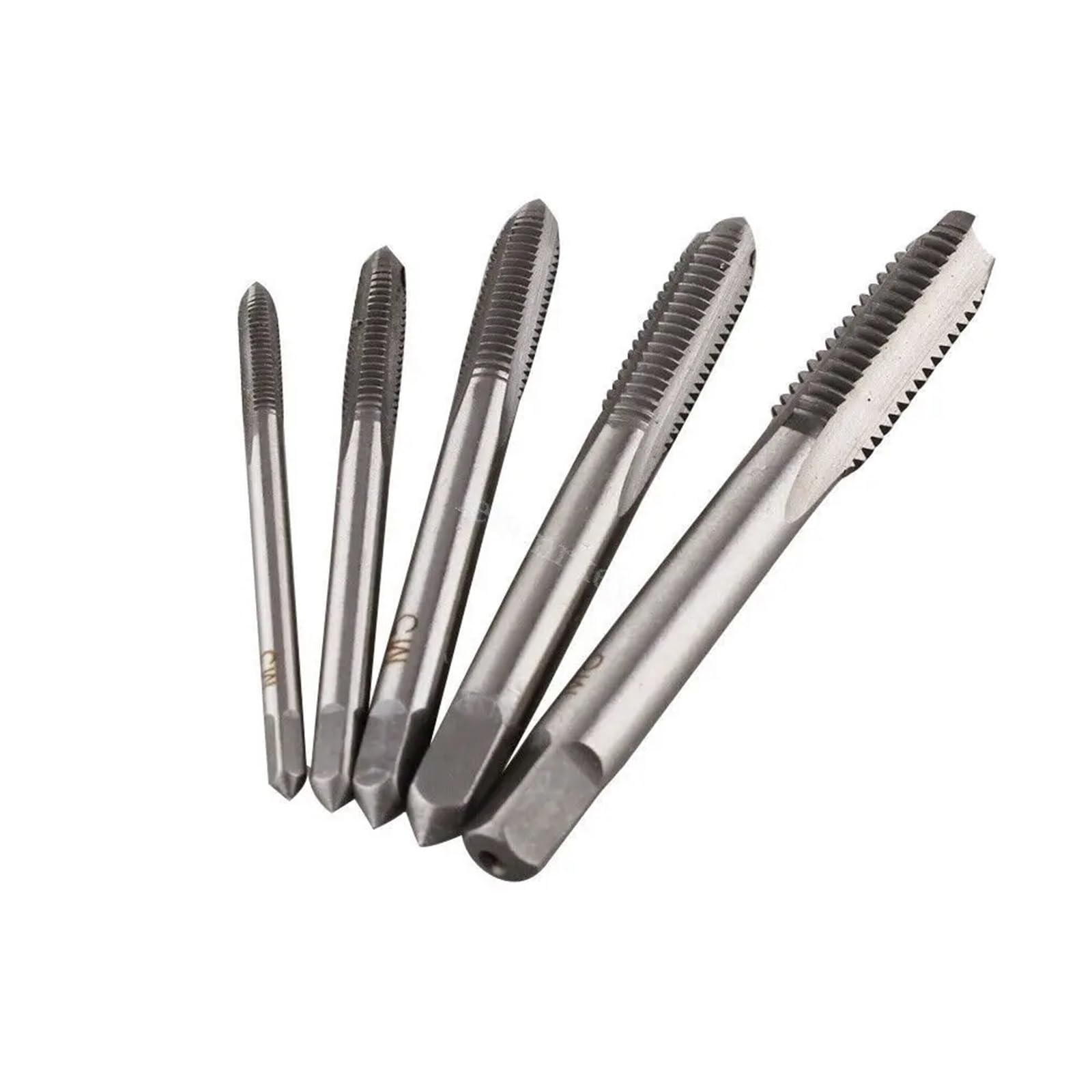 5 piezas M3 M4 M5 M6 M8 brocas multifuncionales de flauta recta, rosca de tornillo, herramienta de perforación práctica, herramienta de taladro manual