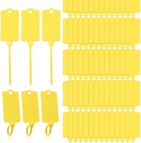 Sylen 100 etiquetas reutilizables para ataduras de cables, impermeables, para cl