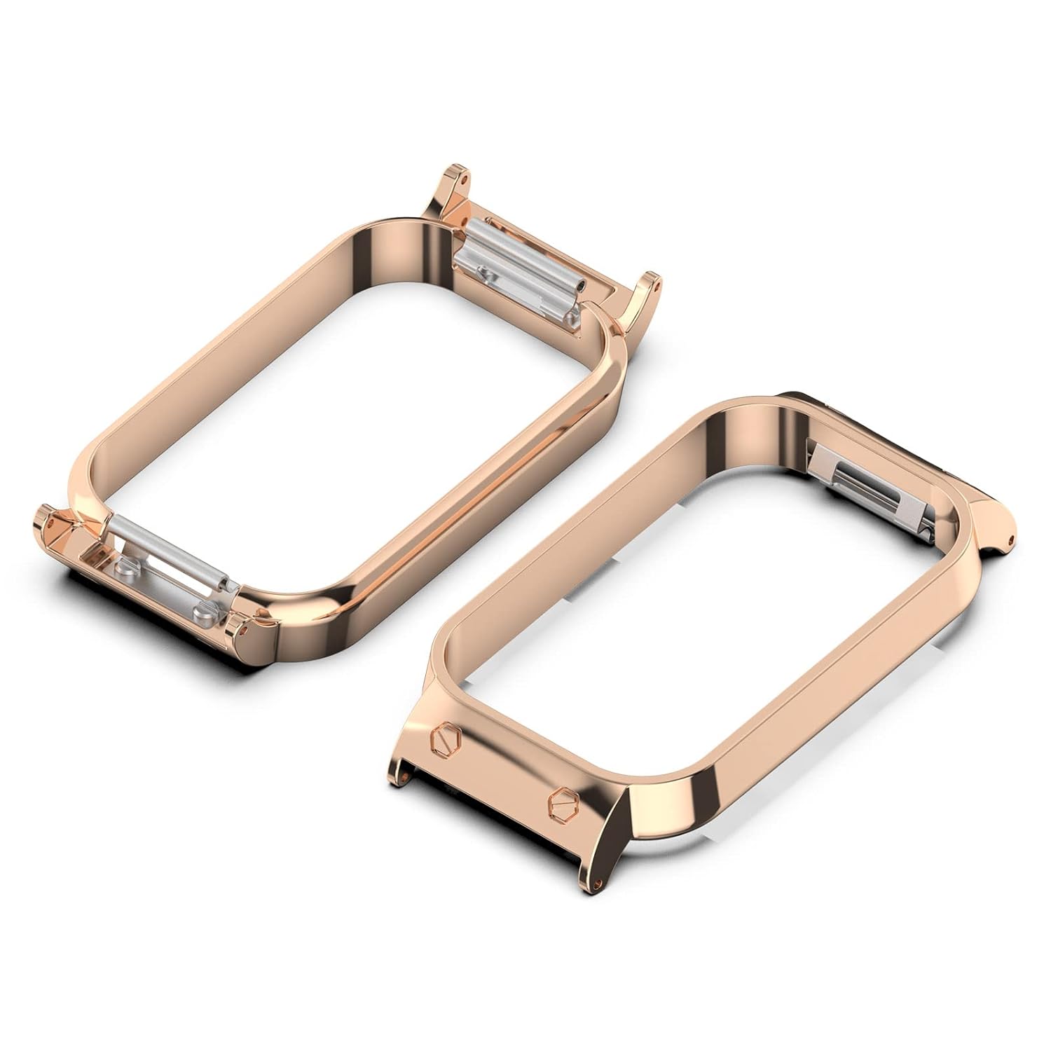 Senter for Redmi Band 2 frame Accessory Stainless Steel frame connect 18mm lug width strap for Compatible with