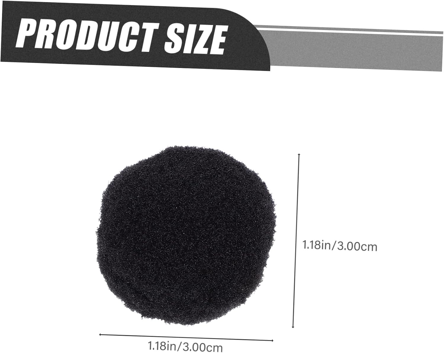 TEHAUX 500pcs Craft Pom Poms Fuzzy Puff Balls Kit Elegant Decoration for Dress Accessories