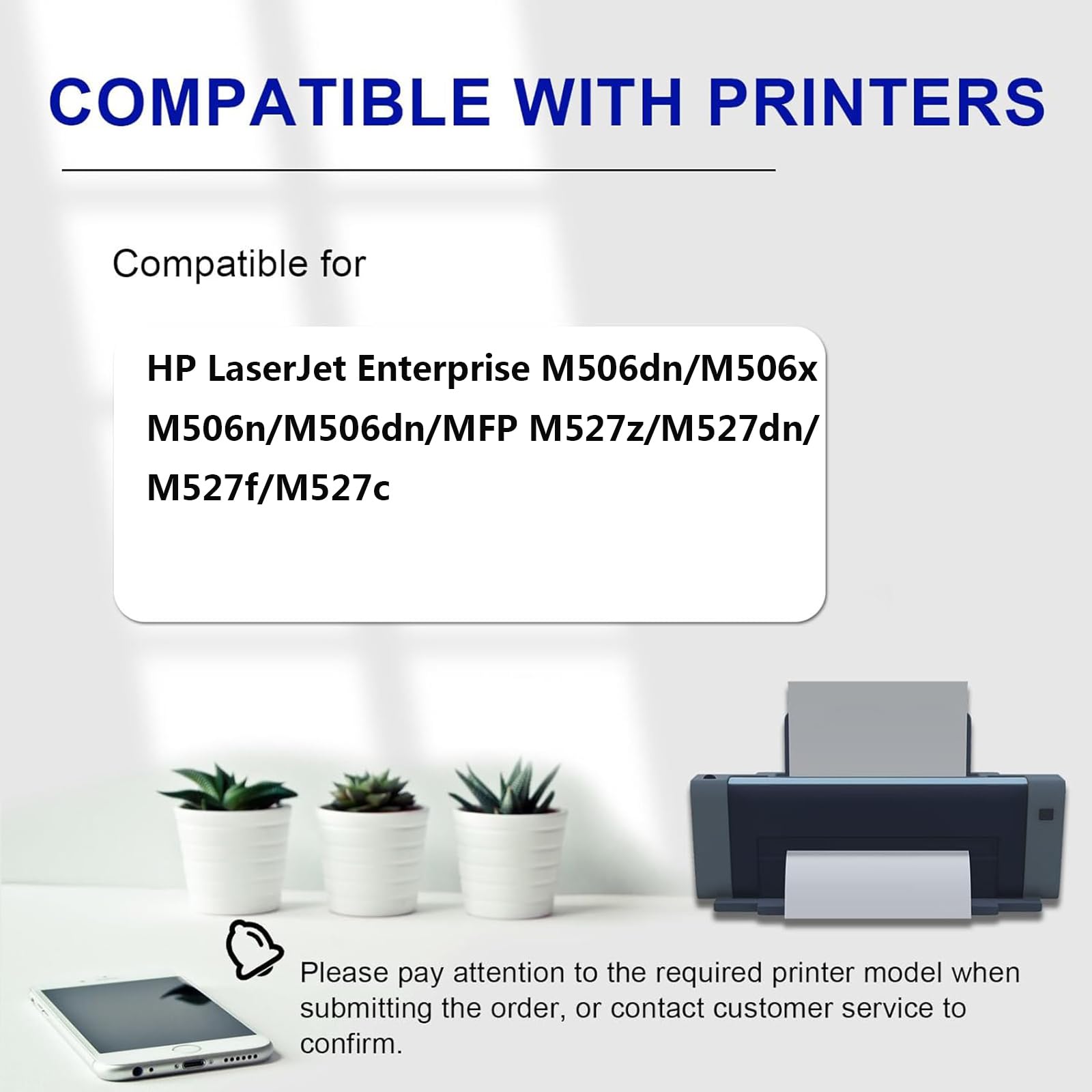 CF287A Cartuccia Toner, Cartuccia Toner Nera ad Alta capacità per HP 87A, Sostituzione Compatibile per HP LaserJet Enterprise M506dn M506x M506n M506dn MFP M527z Stampante(con Chip),3*Black