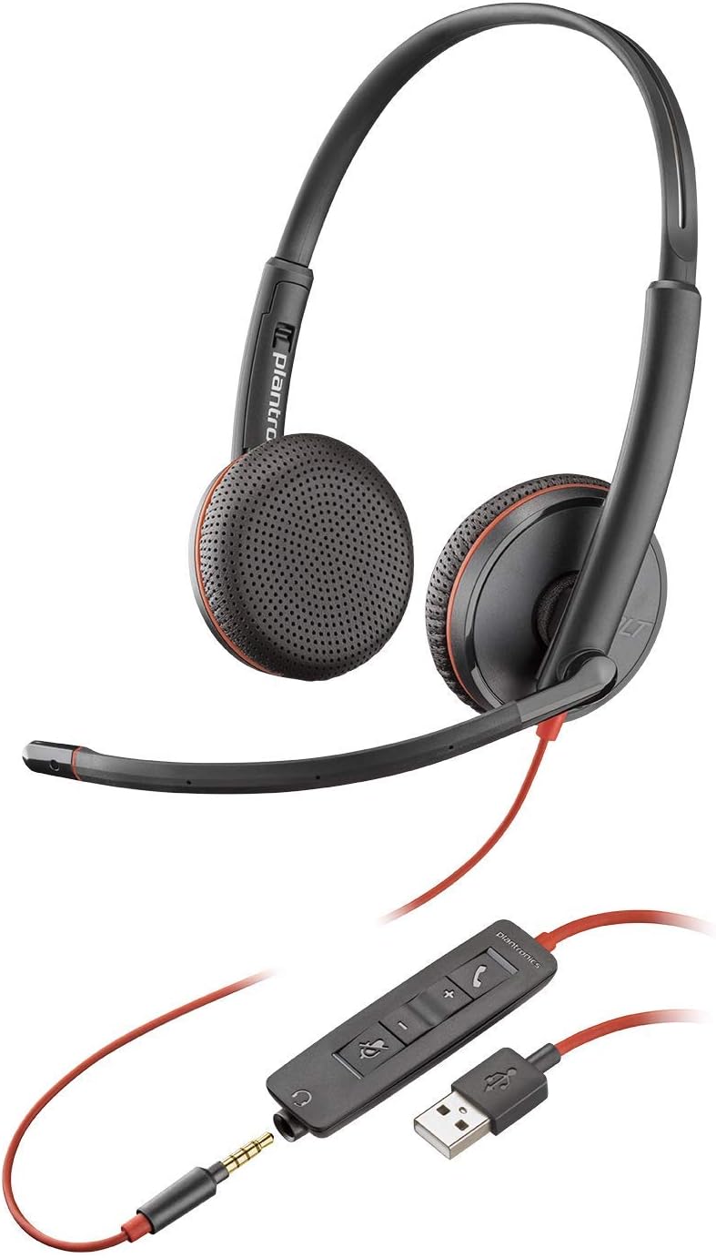 Plantronics Blackwire 3225 USB-A wired headset