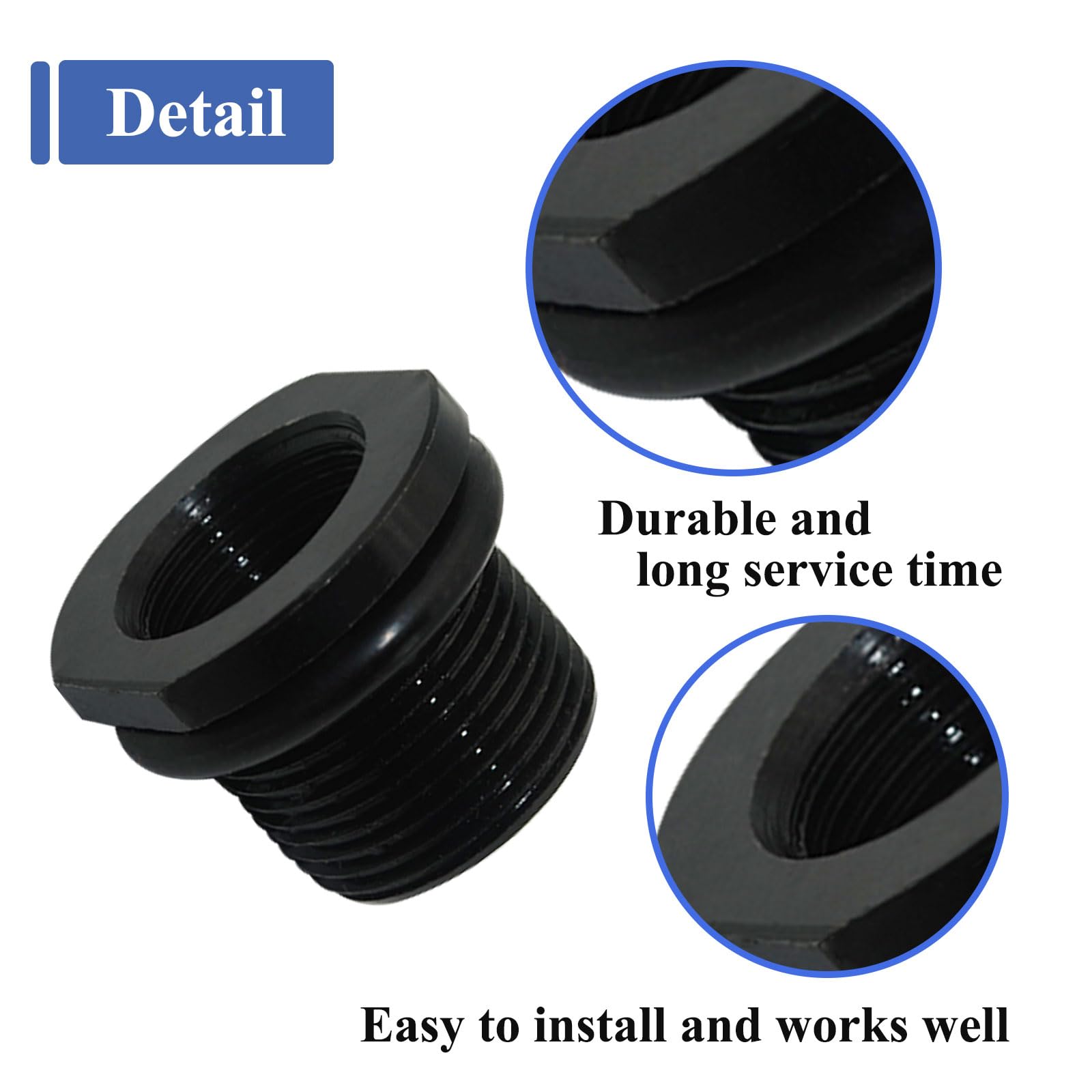 Thread Adapters - 2 Pcs 1/2 x 28 to 5/8 x 24 -4