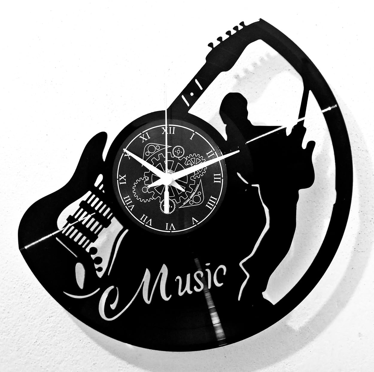 Instant Karma Clocks | Wall Clock | Music | Guitar | Keyboard | Drummer | Pop Rock Band | No Ticking