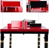 Arm Wrestling Revolving Handle Arm Power Armwrestling Table,Red