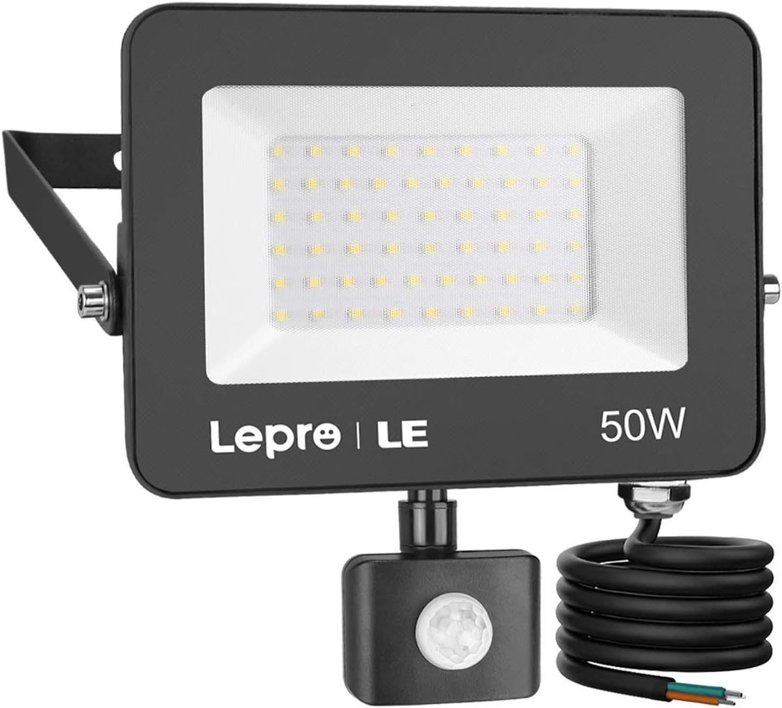 HALO OutdoorSolar - Faretto LED Solare Con Sensore Di Movimento | 800 Lumen | Bianco Freddo 4000K | Impermeabile | Per Esterno
