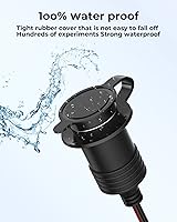 Vista 5 de Cargador de teléfono de motocicleta impermeable con puerto USB dual para Honda CRF300L CRF250L 2017-2022 - Cargador USB para teléfono, tableta