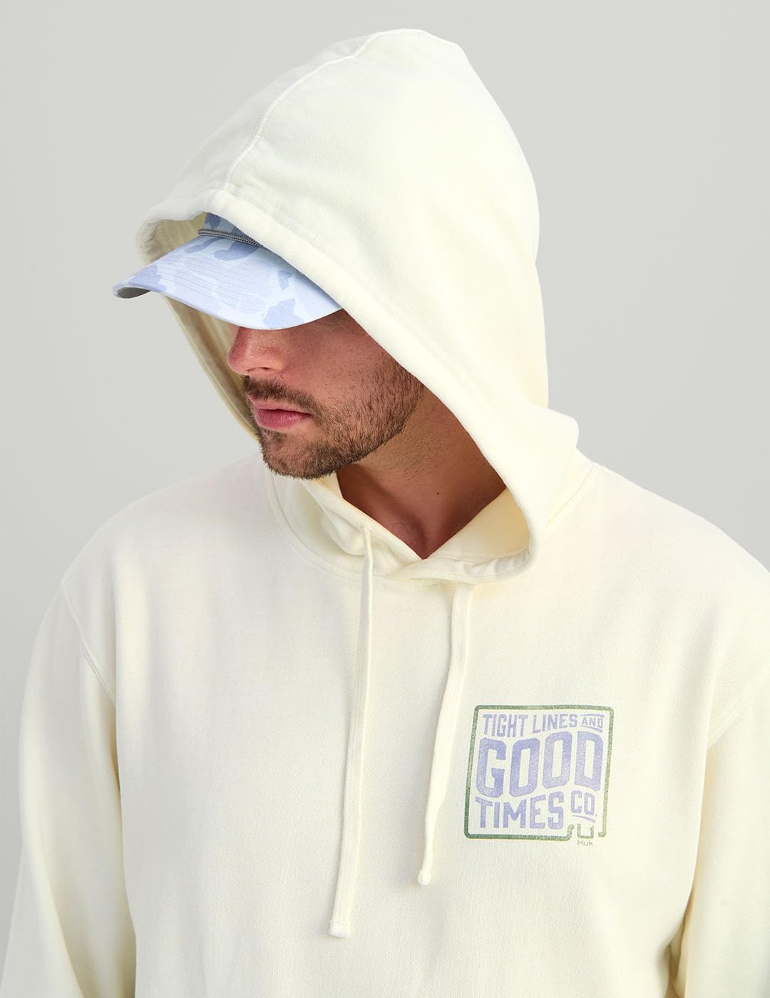 HUK mens Cotton Fleece Hoodie, Soft, Warm, Comfortable Hooded Sweatshirt Pullover for Men - Image 4