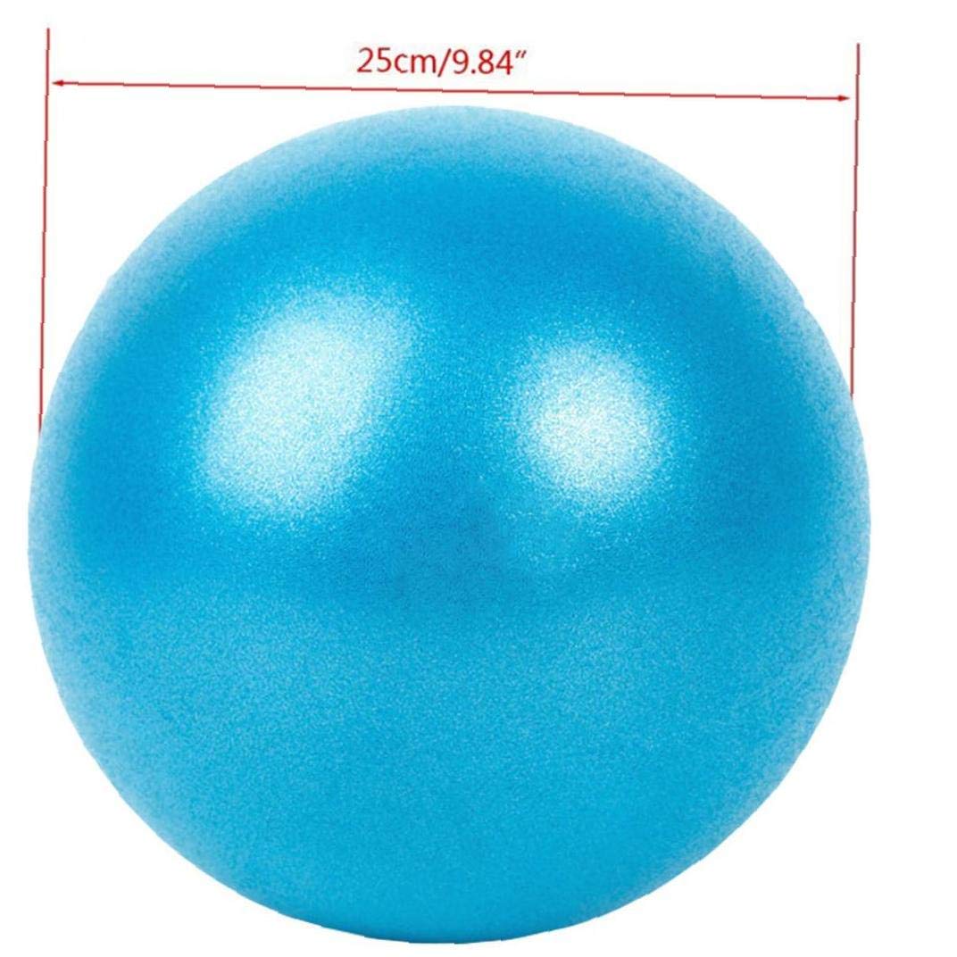 YiYFiT Lot De 2 Mini Ballons Pilates 25 Cm – Anti-éclatement, Antidérapant – Pour Yoga, Rééducation, Core Training