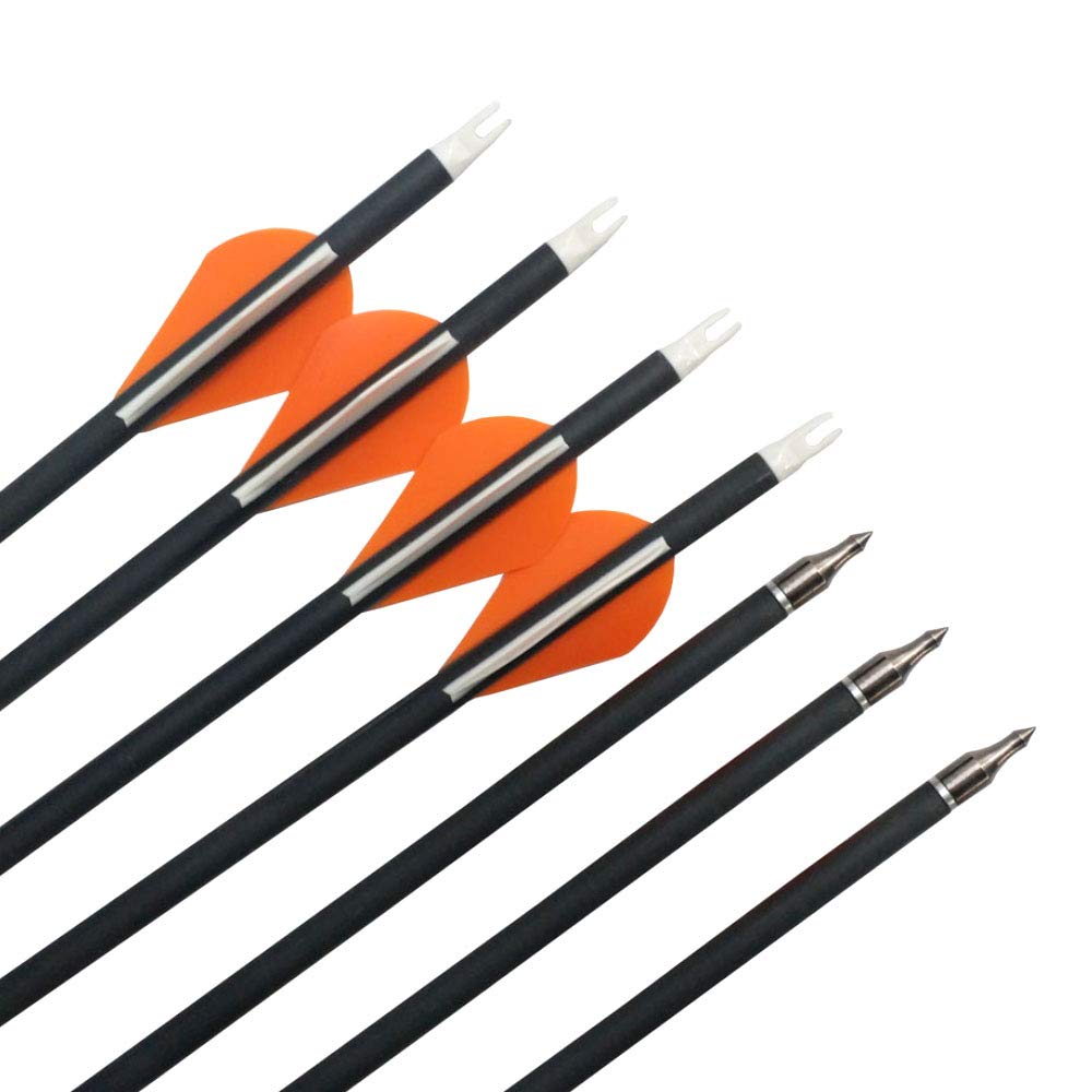Amazon.co.jp: NMCPY アーチェリー 矢 カーボン矢 31インチ スパイン 