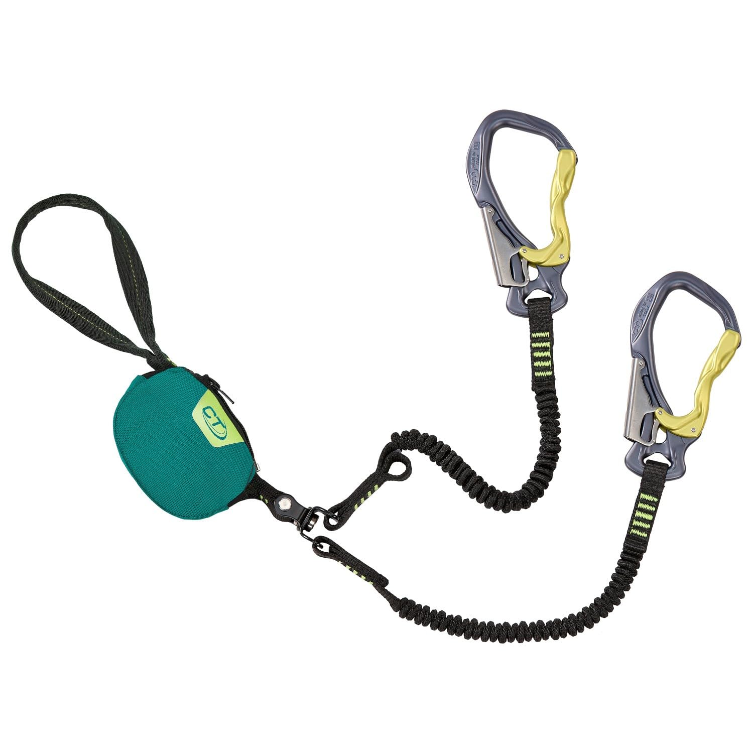 Climbing Technology Hook It Slider Klettersteigset, Green-Lime
