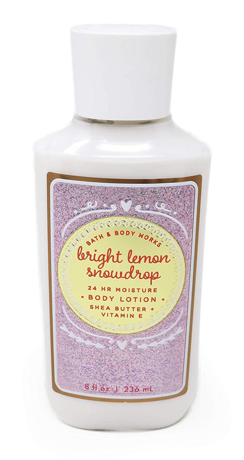 Bath & Body Works Bright Lemon Snowdrop Body Lotion 8 Fl Oz Holiday 2019 Collection