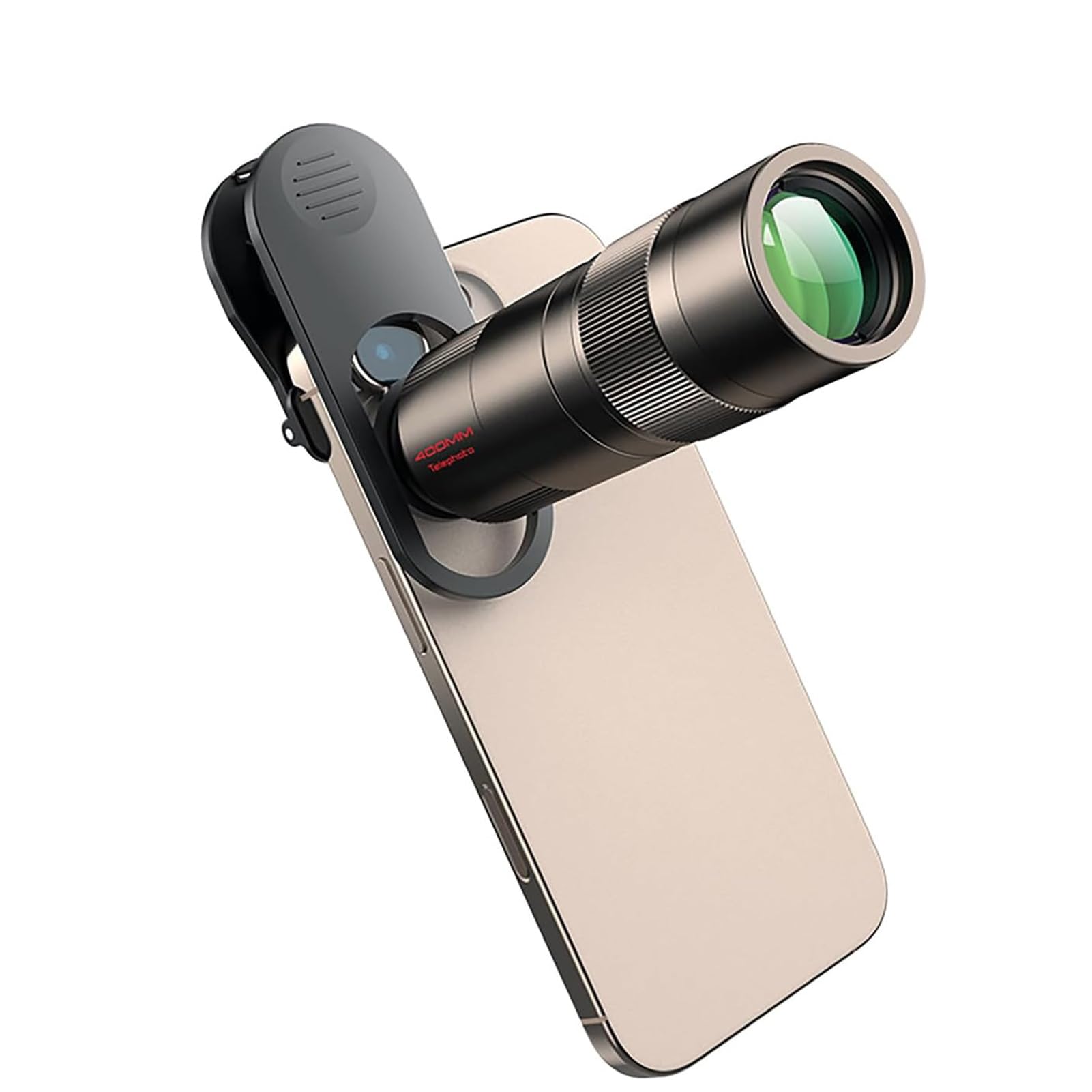 Jiawu Teleobiettivo, Kit Obiettivo Fotocamera per Telefono Stretto/panoramico da 400 Mm, Obiettivo Macro con, Adatto per la Maggior Parte della Fotografia di Smartphone