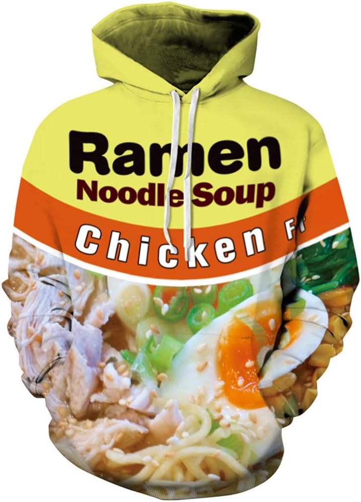 Ocean Plus Men's Hoodie 3D Graphic Hoodie with Kangaroo Pocket Hoody Sweat Hood Sweatshirts