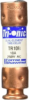Mersen TR10R 250V 10A 2X9/16 Rk5 Time Delay Fuse, 10-Pack, 10 Count