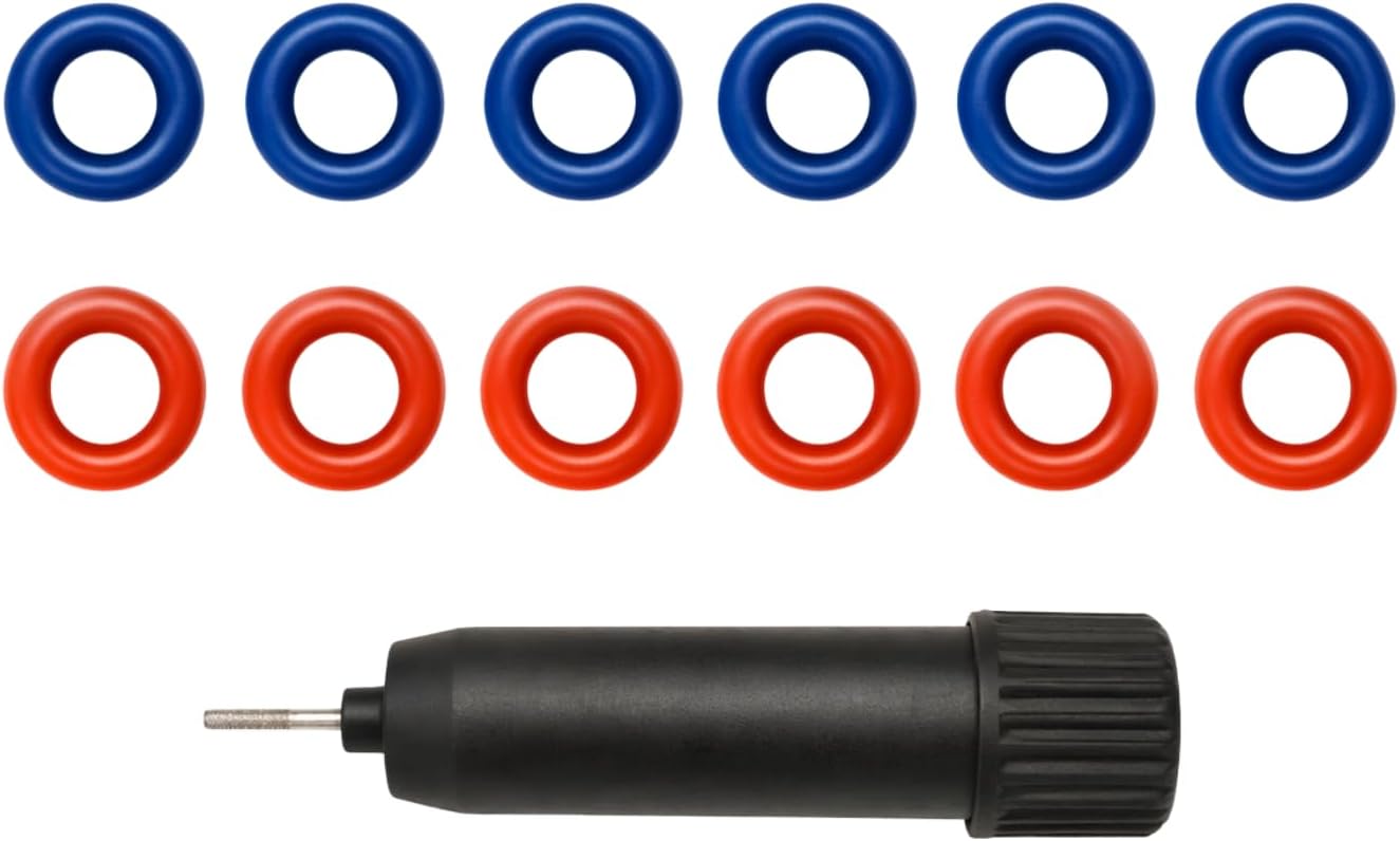 O-Rings 6 Set Fuel Injector Seal Kit Compatible with IWP063 IWP043 IWP069 IWP181 IWP189 IWP162 0280158233 0280158091 0280158020 0280156161