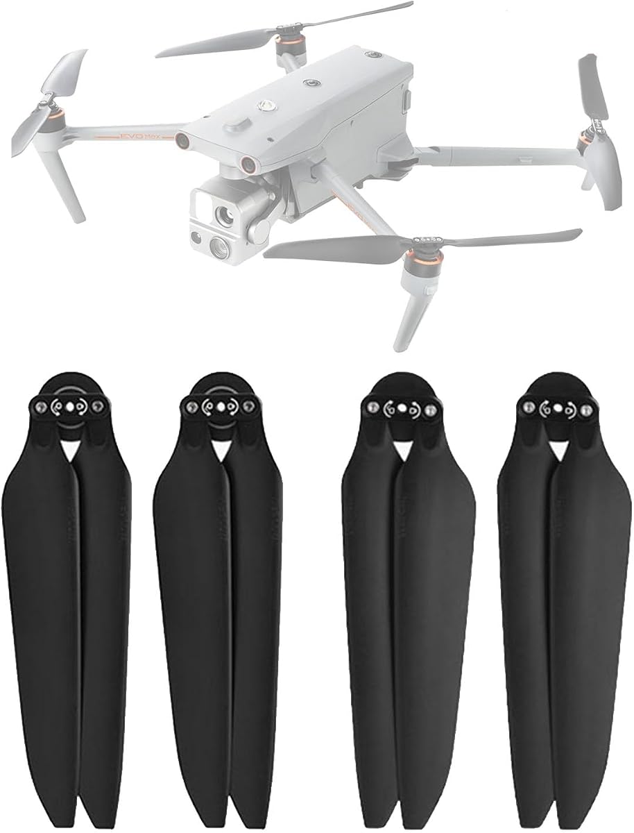 Hélices de Repuesto de Bajo Ruido Compatibles para Autel Robotics EVO Max 4T Hélices de Drones Palas de Liberación Rápida Alas Plegables Accesorios Quadcopter