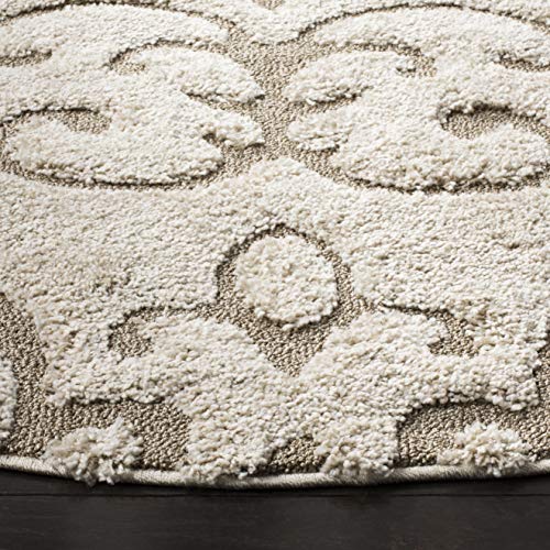 Tapete redondo 5 pies crema/beige SAFAVIEH miniatura 4