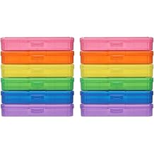 novelinks 24 Pack 4"x6" Photo Storage Boxes and Picture Organizer Color