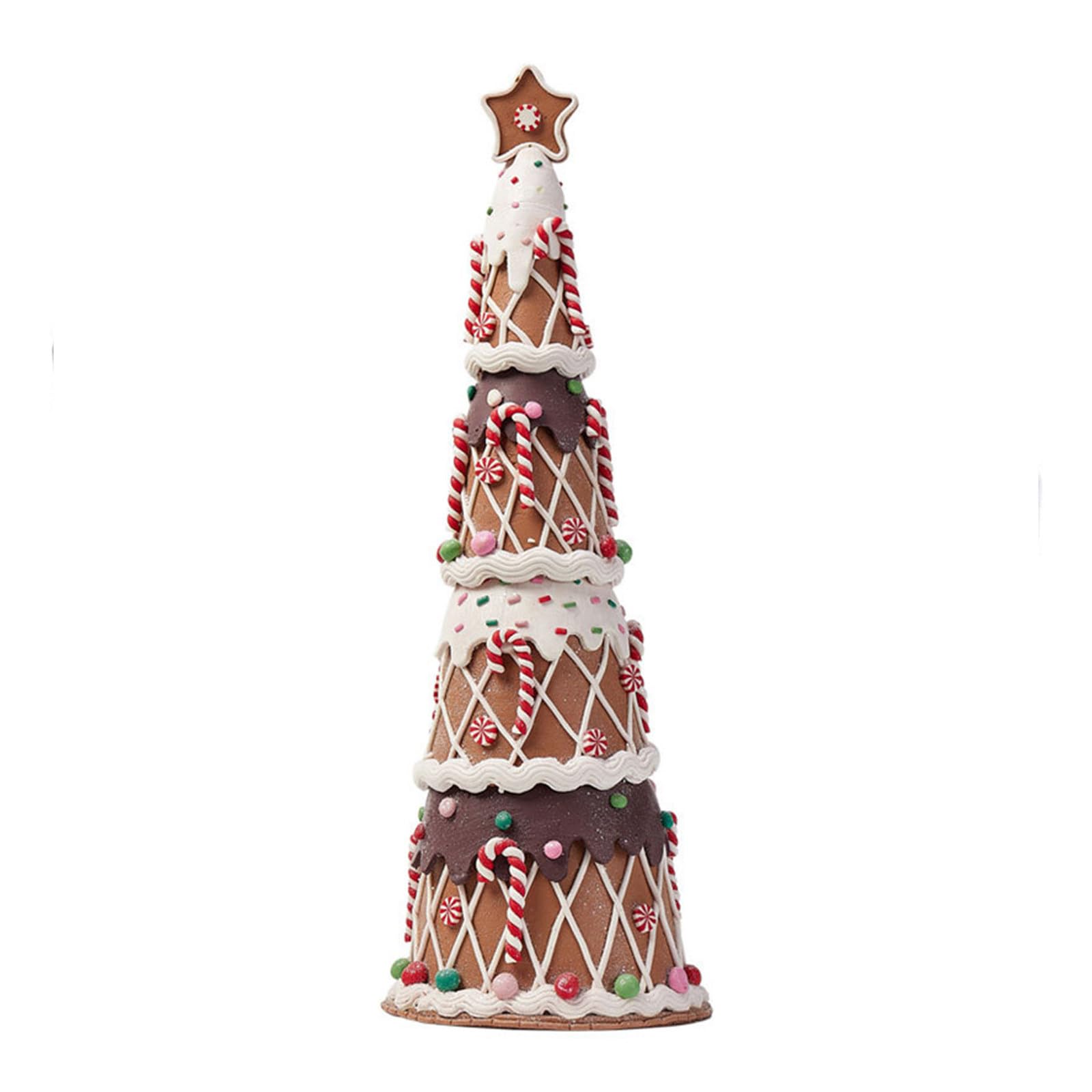 Árbol de Navidad Decorativo de Mesa Mini Dulces, Adorno PVC