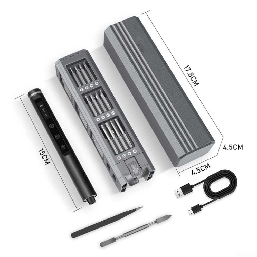 Juego de destornilladores magnéticos 45 en 1 con 42 puntas para reparación electrónica, compatible con teléfonos móviles, drones, cámaras, Game Conso